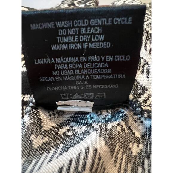 Joe Boxer Black and White Mixed Design Spaghetti Strap Pockets Jumper Shorts 3X - Picture 7 of 8